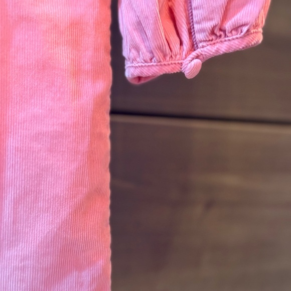 NWT Ralph Lauren Ruffled Cotton Corduroy Dress - Picture 9 of 11